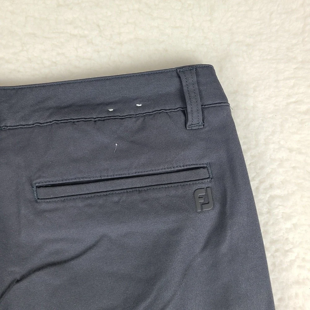 Foot Joy Pants Men 35x28 Dark Gray Thermo Series Performance Tech FJ Golf HEMMED